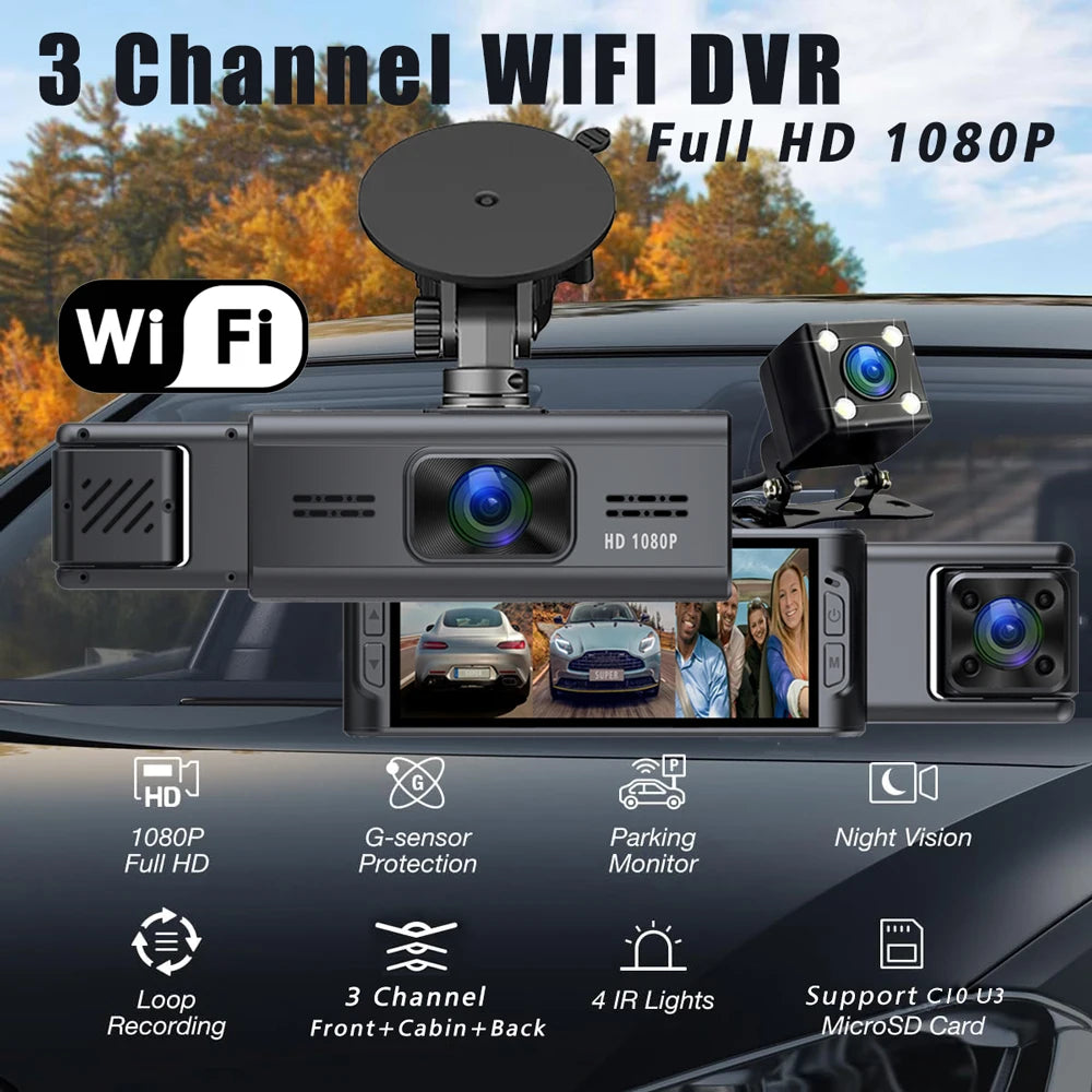 TADO Wifi  Dashcam Vehicle Video